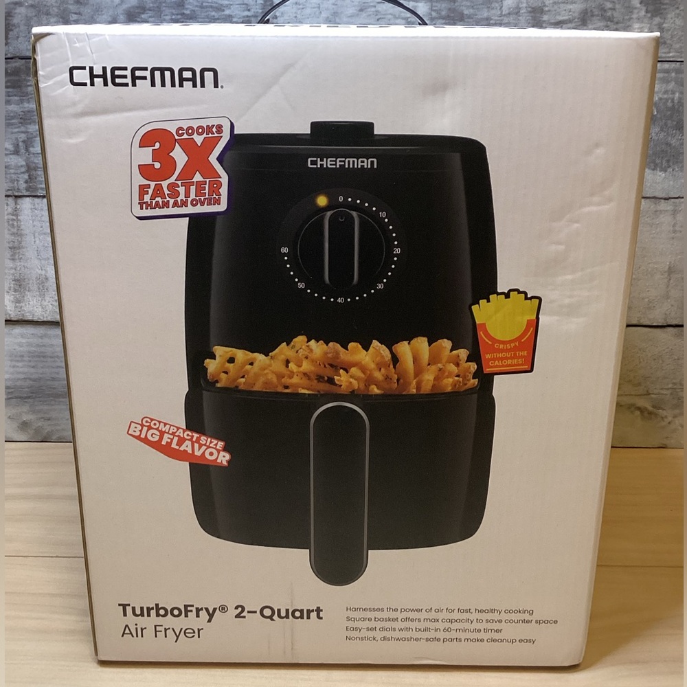 Chefman Turbo Fry Air Fryer with Adjustable Temp Control, 2 Qt Capacity - Picture 10 of 12